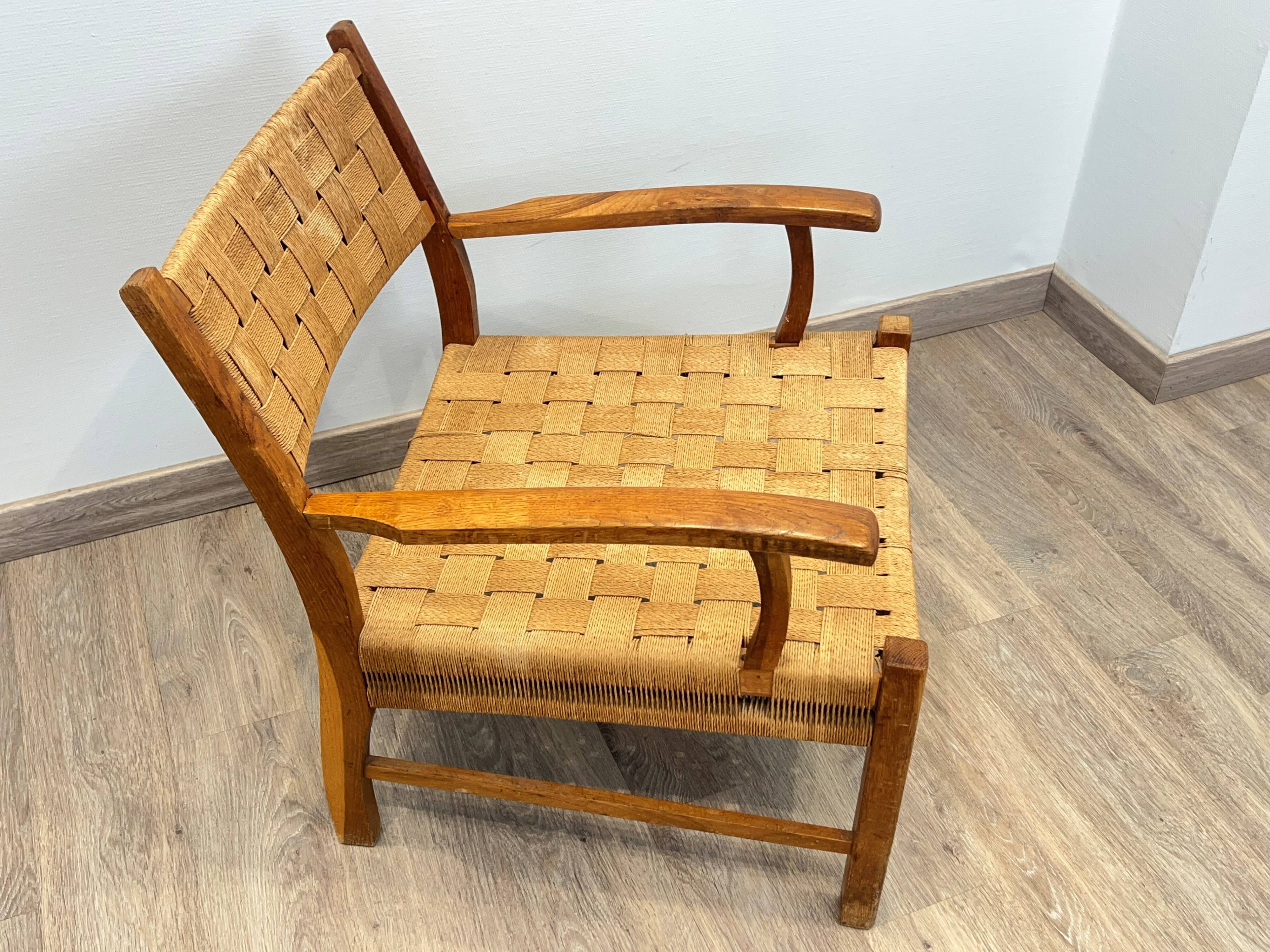 Danish teak armchair from the 1950s