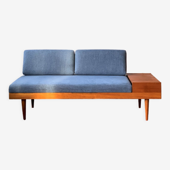 Sofa svane "kort benk med tilhenger bord", norway 1960s/70s, mid-century modern