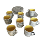 Service of 4 coffee cups zermatt saline 60's