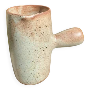 Pot en grès à poignet vintage