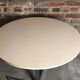 70'S vintage chrome round table and chrome feet