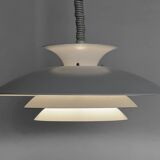 Large layered pendant light by Frandsen lighting. Denmark 1970s