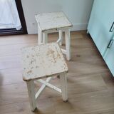 Wood workshop stool
