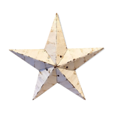 Amish white star 30cm