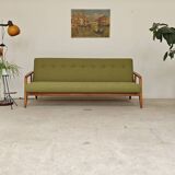 Green Banquette Daybed from Czechoslovakia 1960