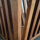 Rosewood and brass magazine stand table