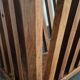 Rosewood and brass magazine stand table