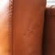 Leather sofa 1980 Burov