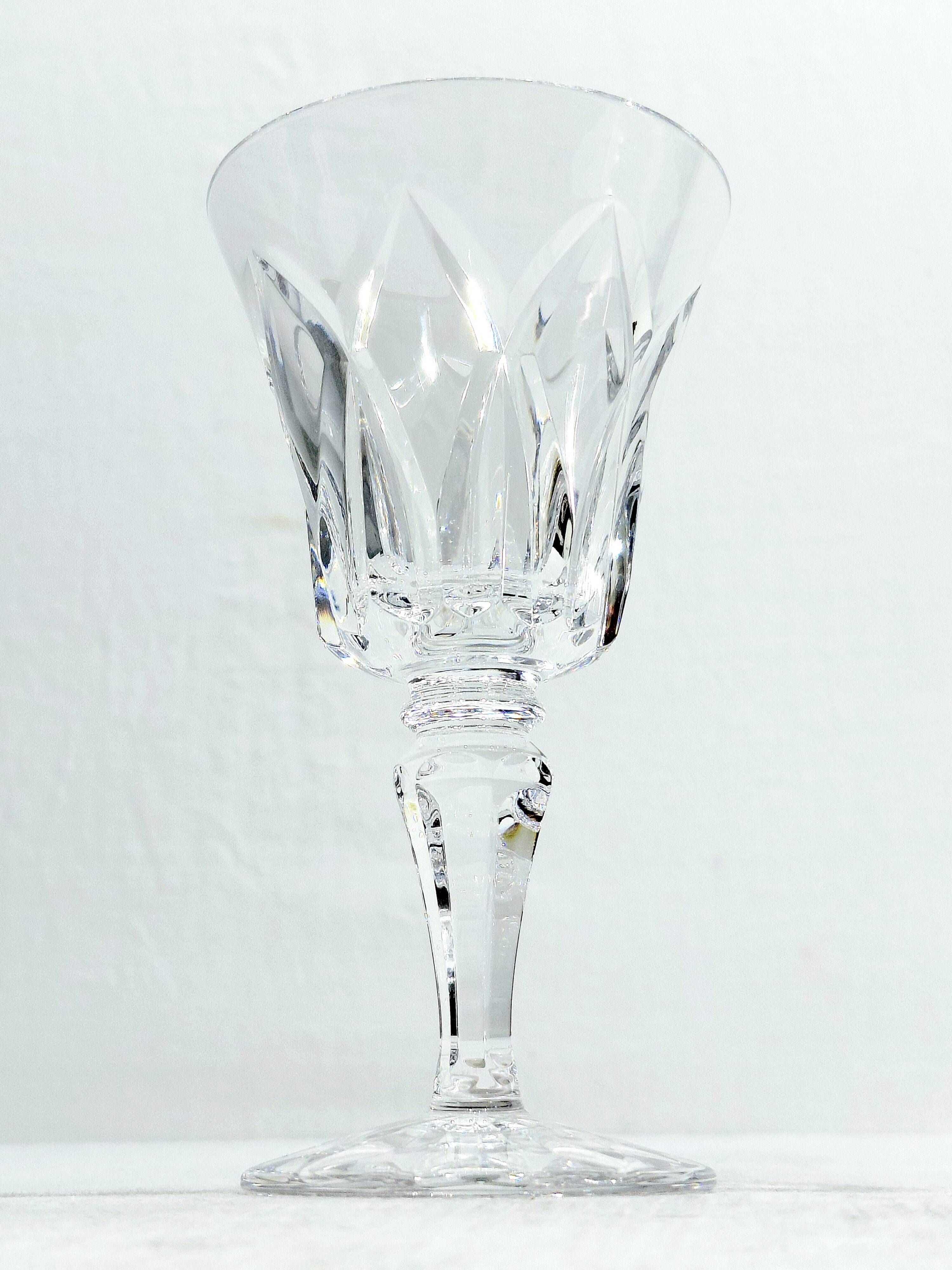 12 water glasses st louis camargue model