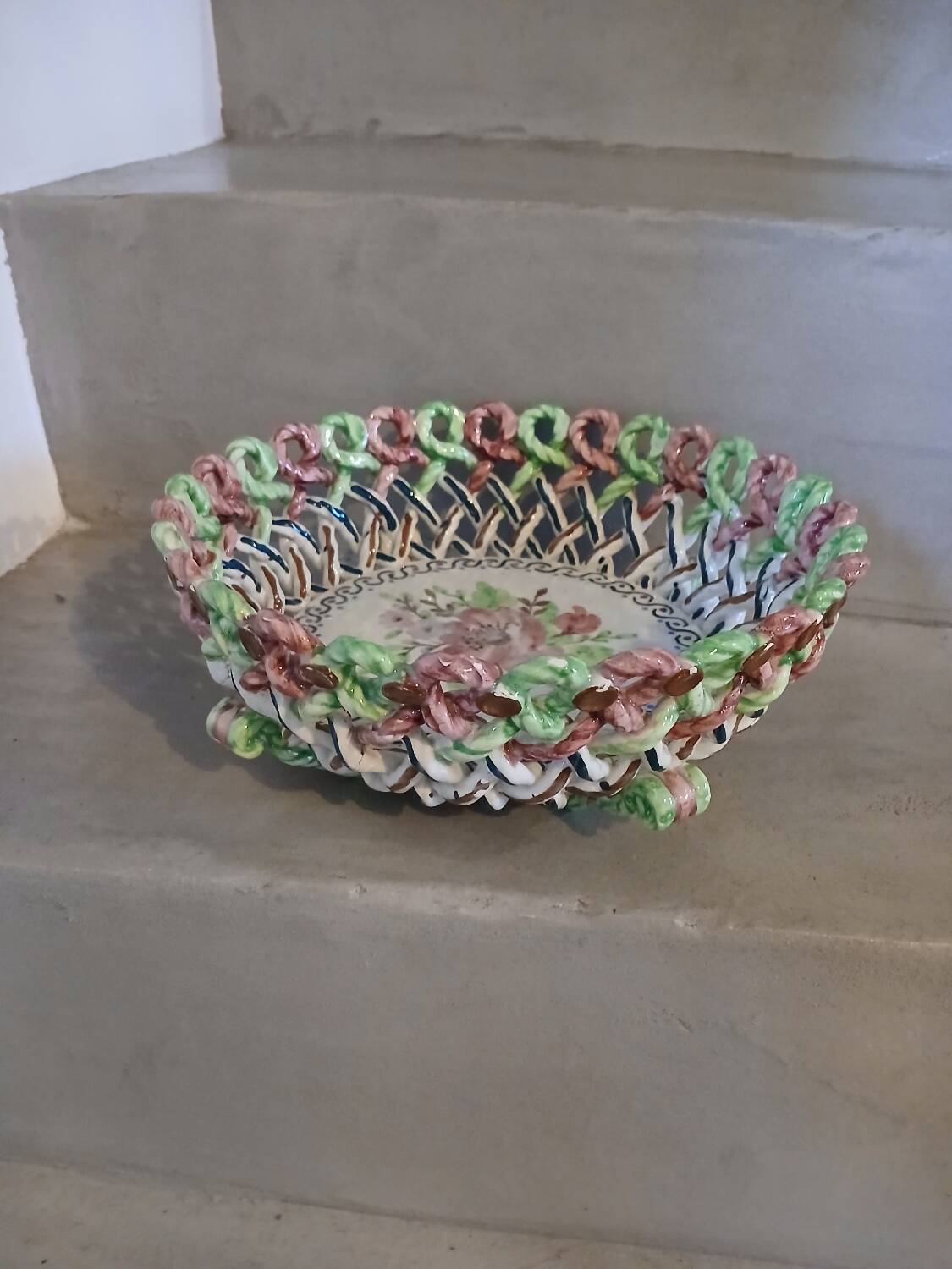 Vintage Spanish ceramic bowl