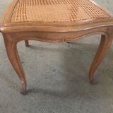 Suite of 8 Louis XV style chairs solid beech