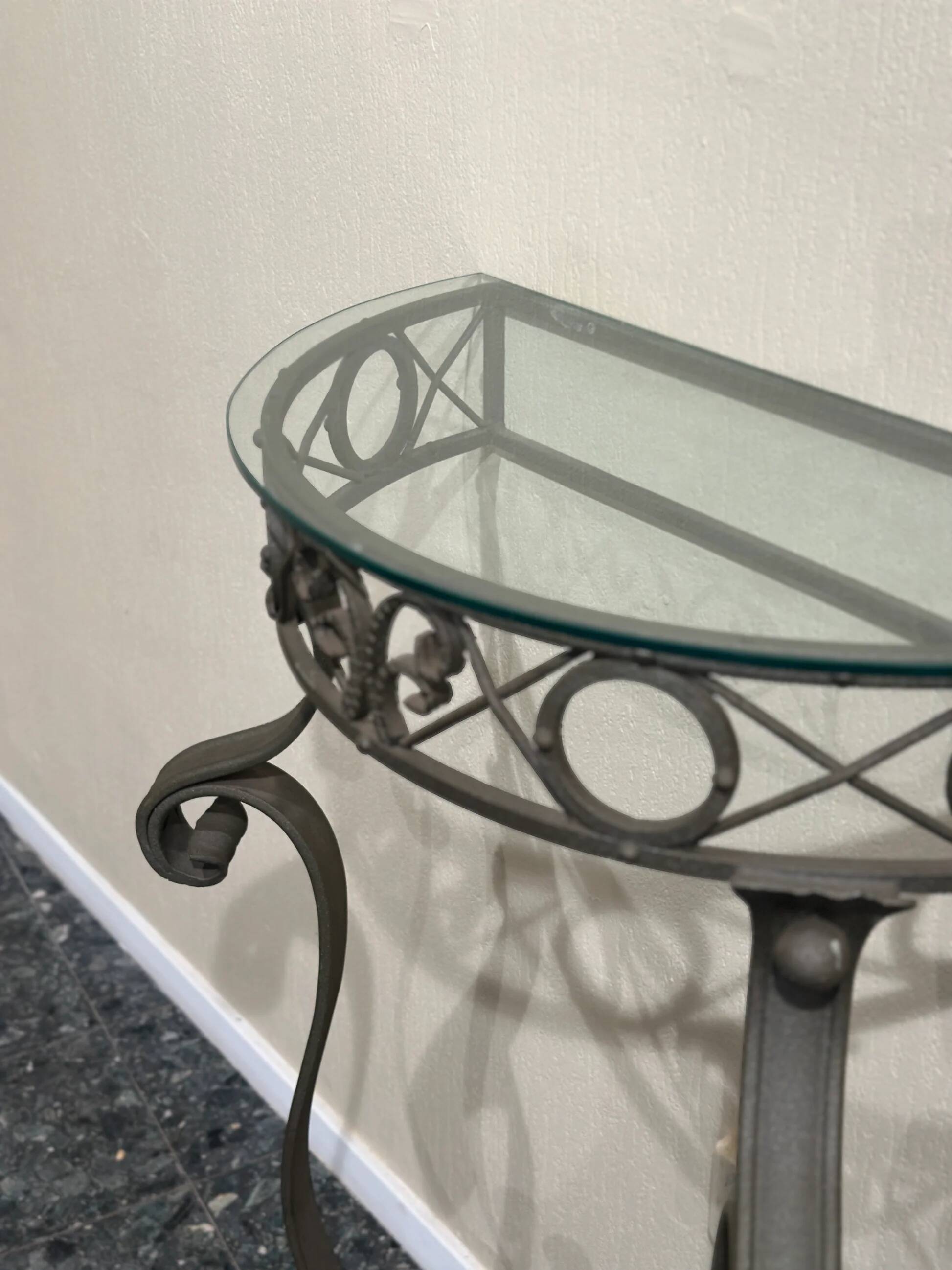 Forged Iron Wall Console, Italy, 1960’s