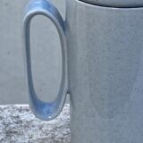 Théière ancienne en céramique moucheté