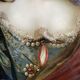 Oil on copper, female portrait, late 17th century.