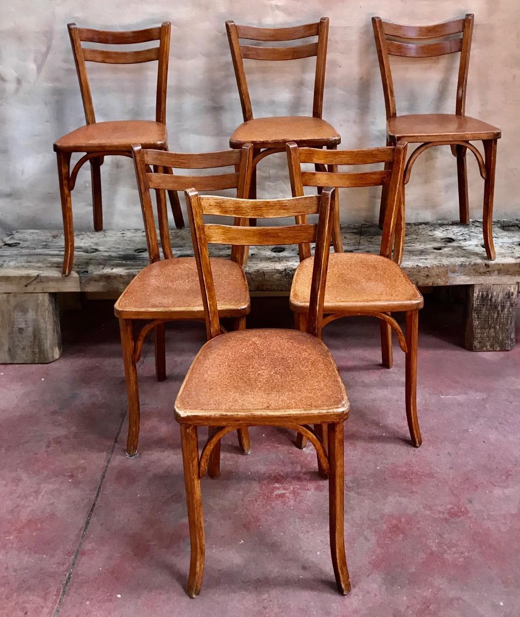 Lot of 6 Baumann chairs