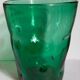 Vase de verrier en verre d'Empoli vintage