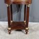 Small Tambour Table in Mahogany, Louis XVI style – Late 19th century