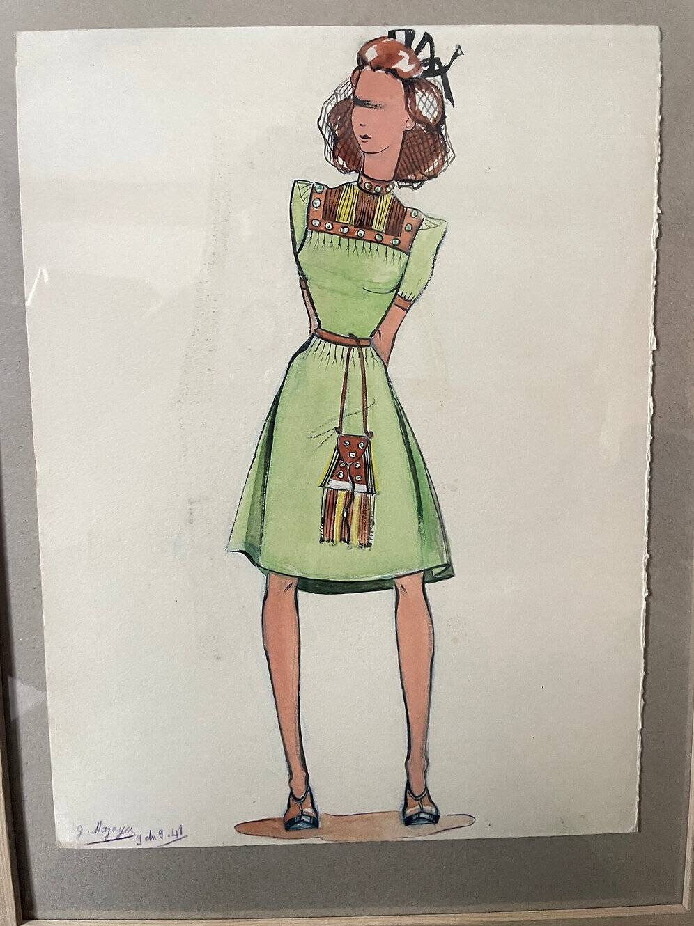 Fashion drawing G Mazoyer