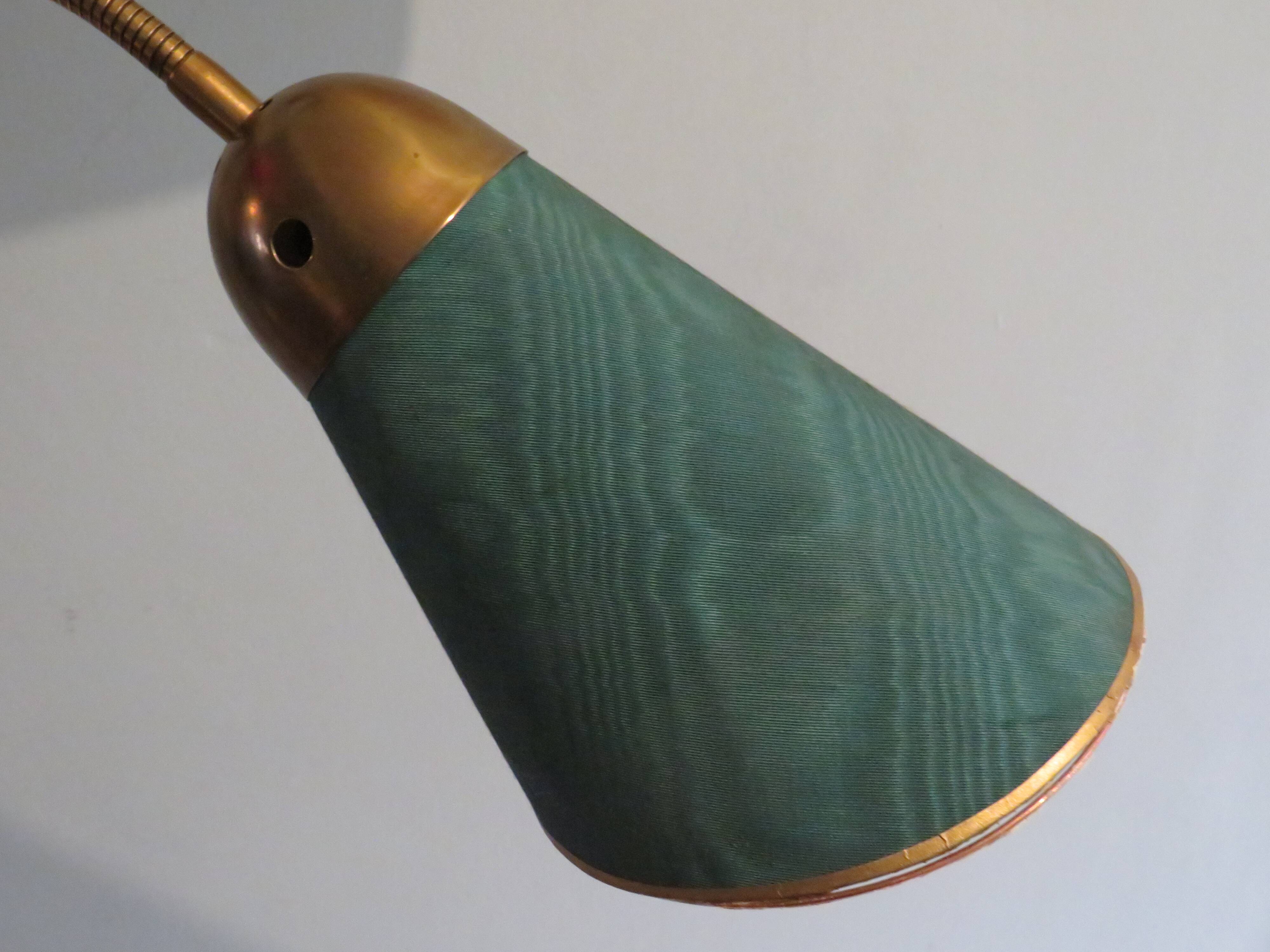 Lampadaire 1950 avec 3 abat-jours colorés