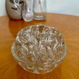Pique fleurs en verre ancien