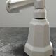 Old white porcelain wall lamp art deco bathroom 1930 opaline tulip 1930