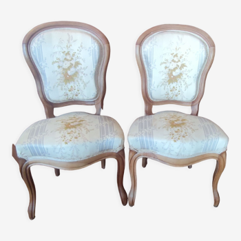 Pair of Louis XV style chairs