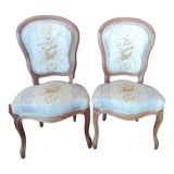 Paire de chaises style Louis XV
