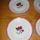 Service de table de 10 assiettes plates et 10 creuses Badonviller