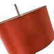 Vintage orange and red floor lamp from the 1970s