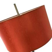 Vintage orange and red floor lamp from the 1970s