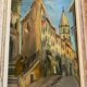 Painting of Marseille, vintage