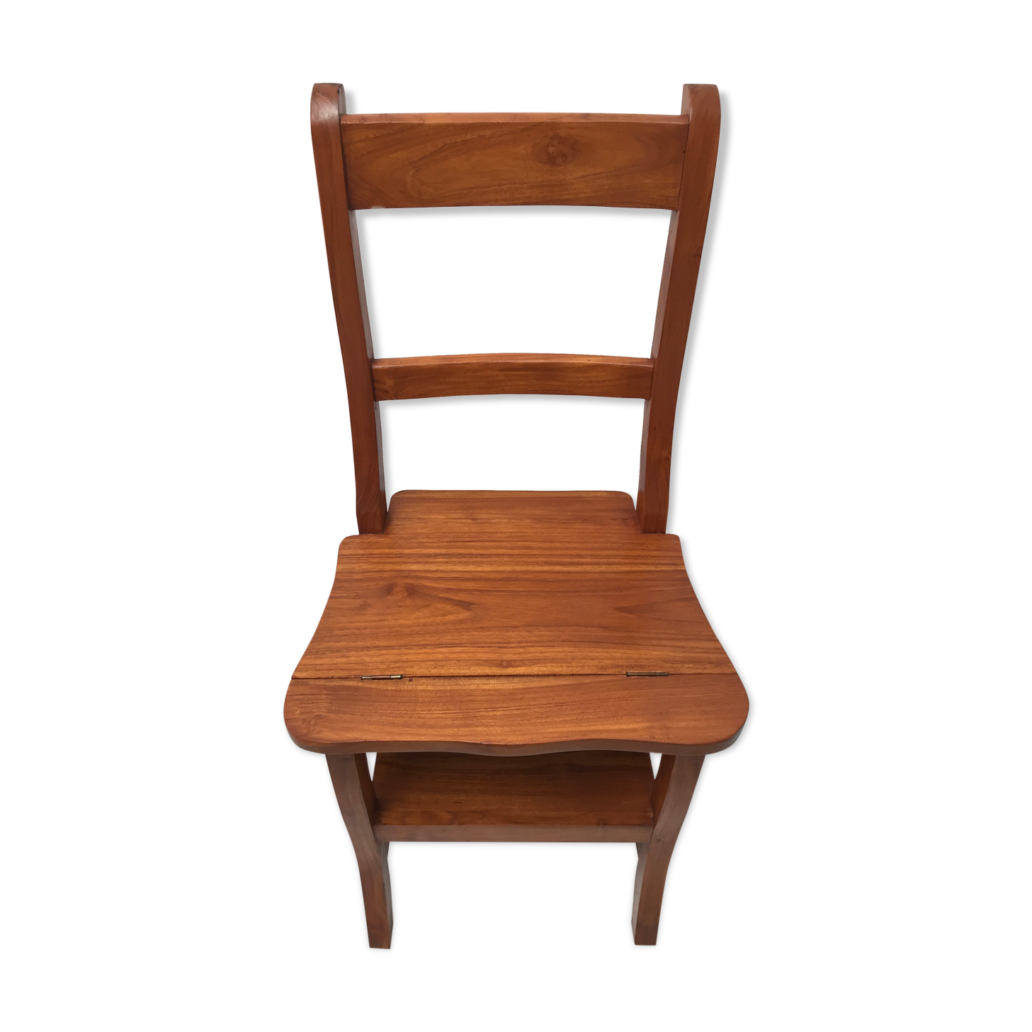 Vintage library stepladder chair