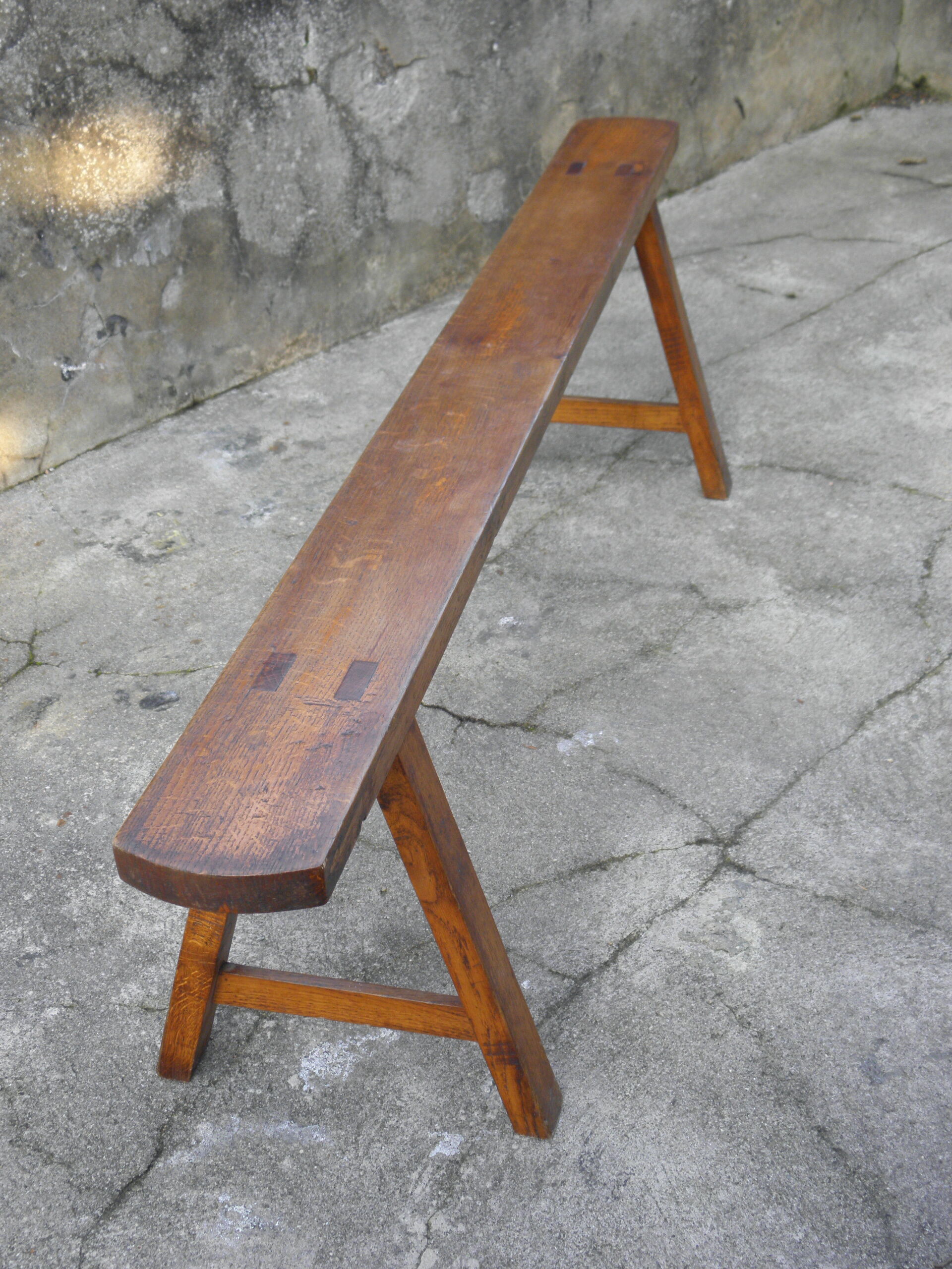 170 cm oak farm bench