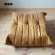 Ottoman Togo in camel leather  designed by Michel Ducaroy 1973