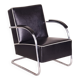 Bauhaus Armchair in Chrome and Leather from Mücke Melder, 1930s