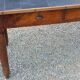 Farmhouse table, late 19th/early 20th century, 6 drawers, slate top 2