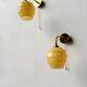 Vintage wall lamp with pull switch