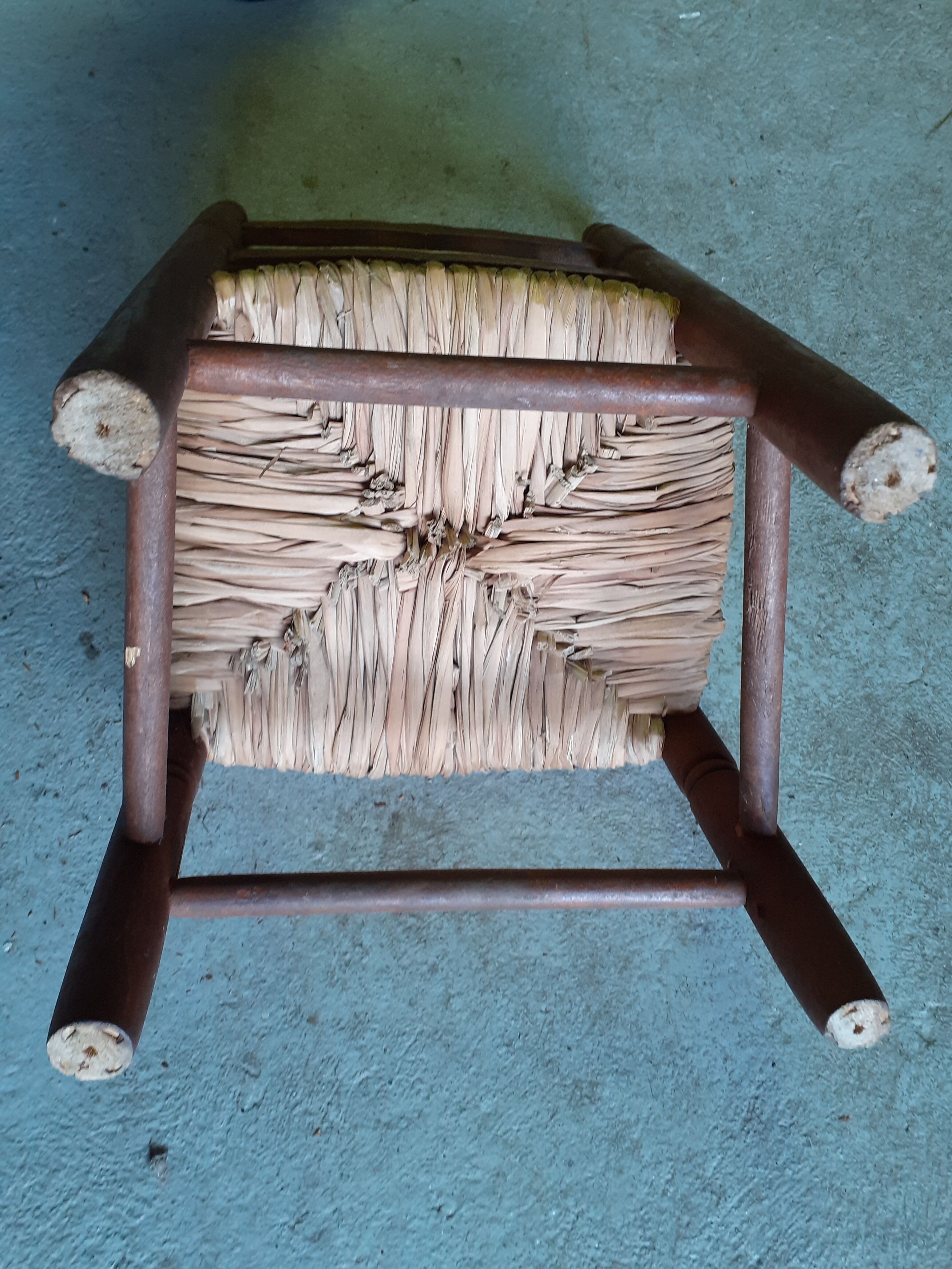 Children's chair paid wood