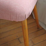 Fully retaped 1950s cocktail chair