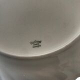 Lot of six flat plates in Haviland porcelain