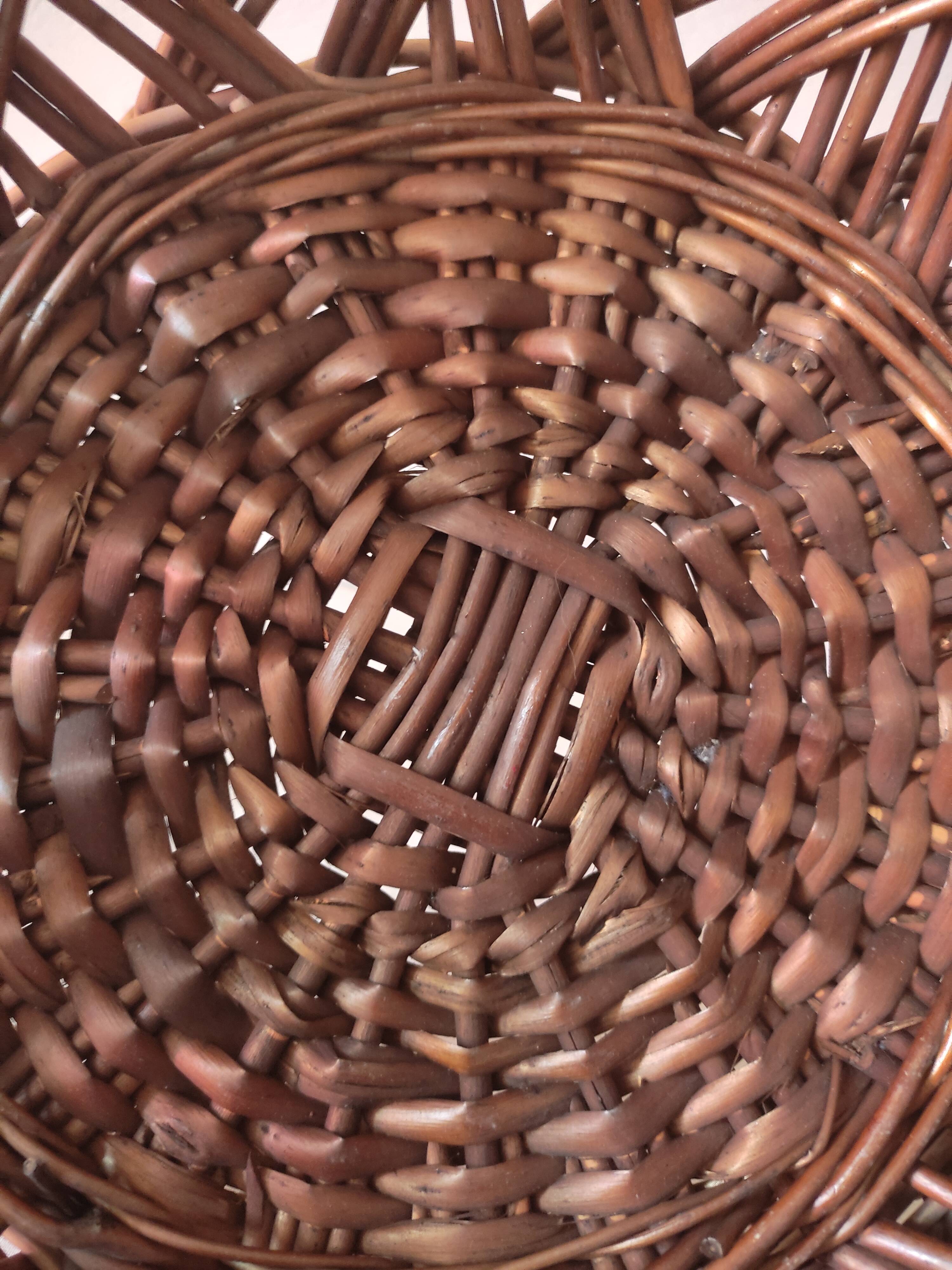 Vintage wicker basket
