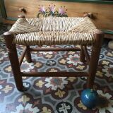 Sitting l bedded Bohemian bench.