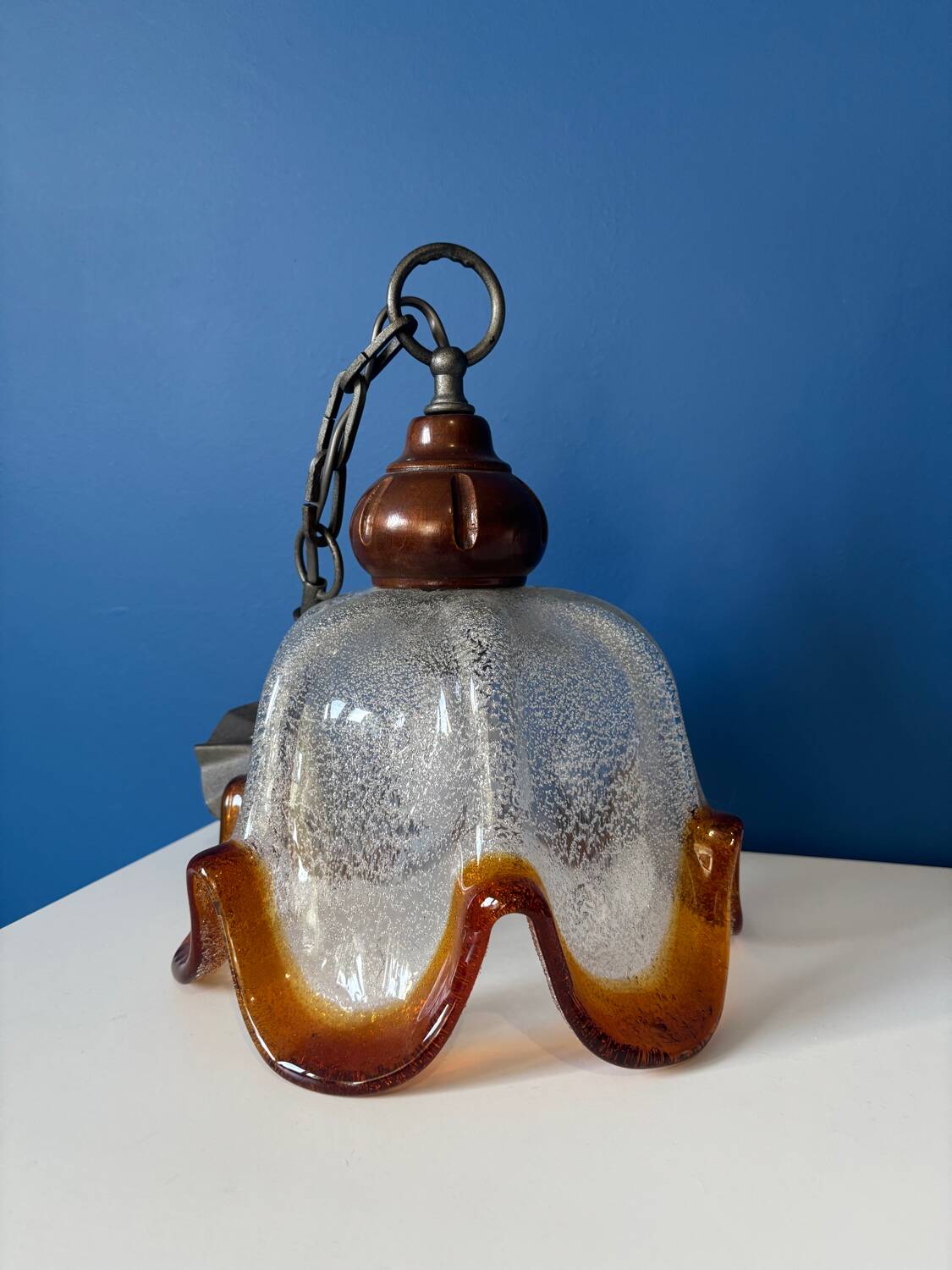 Tulip pendant light in Murano chandelier style Mazagran