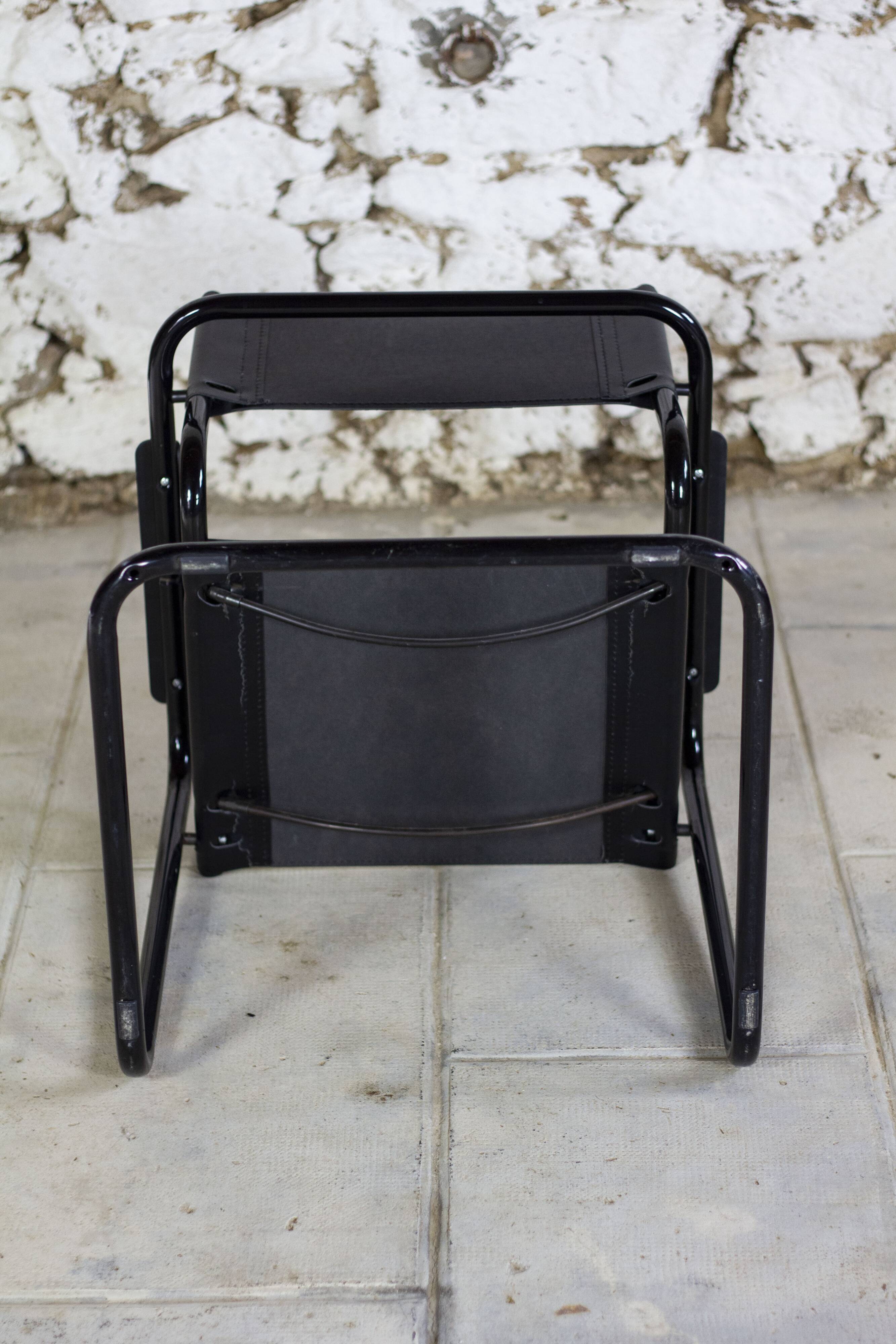 Lot de 6 fauteuils cantilever bauhaus style MG5 Grassi, 1970