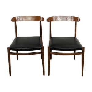 lot de 2 chaises scandinaves