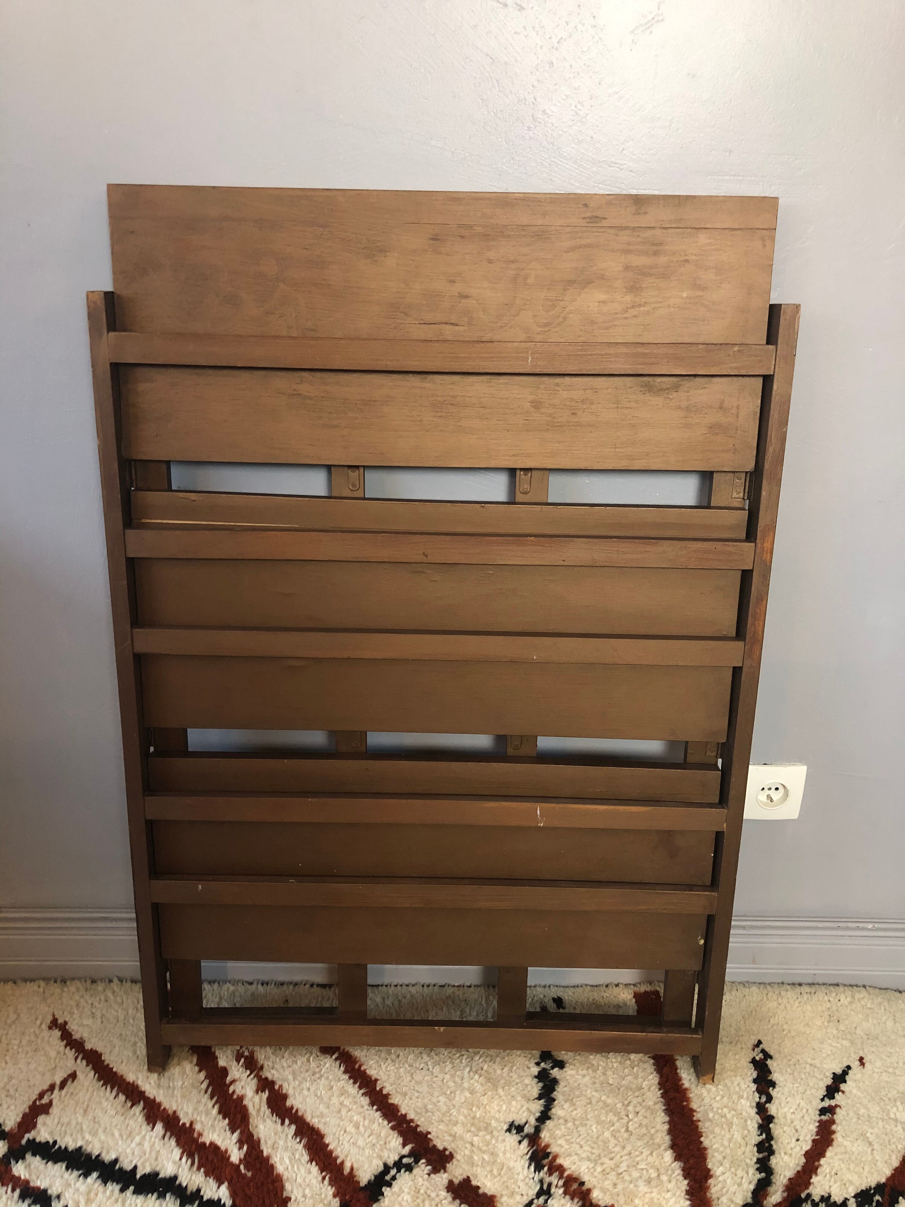 Vintage bookseller's shelf
