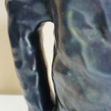 Glazed ceramic pitcher, design from the 50s/60s, signed "La Poterie Perigordine"