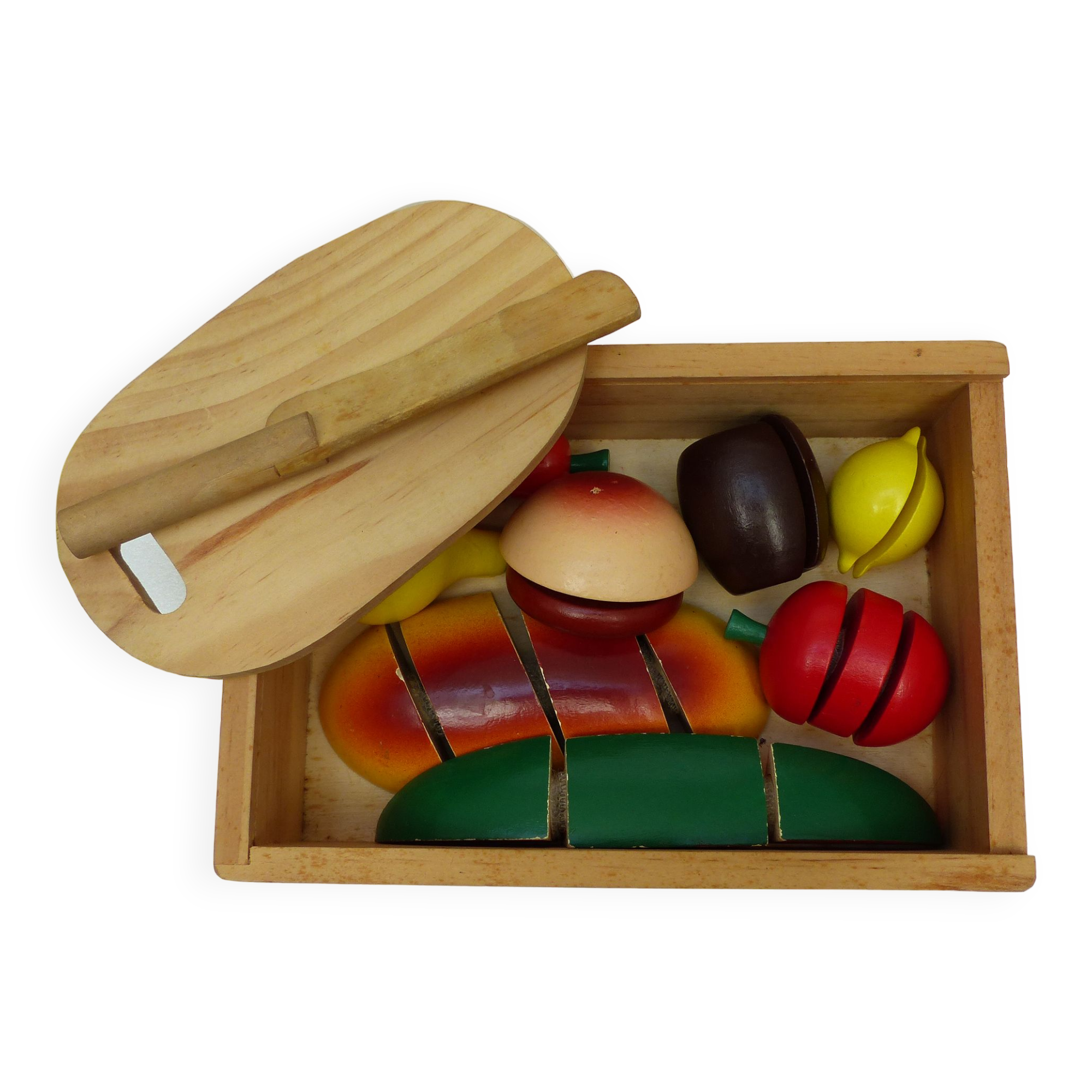 Wooden toys The vegetables