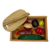 Wooden toys The vegetables