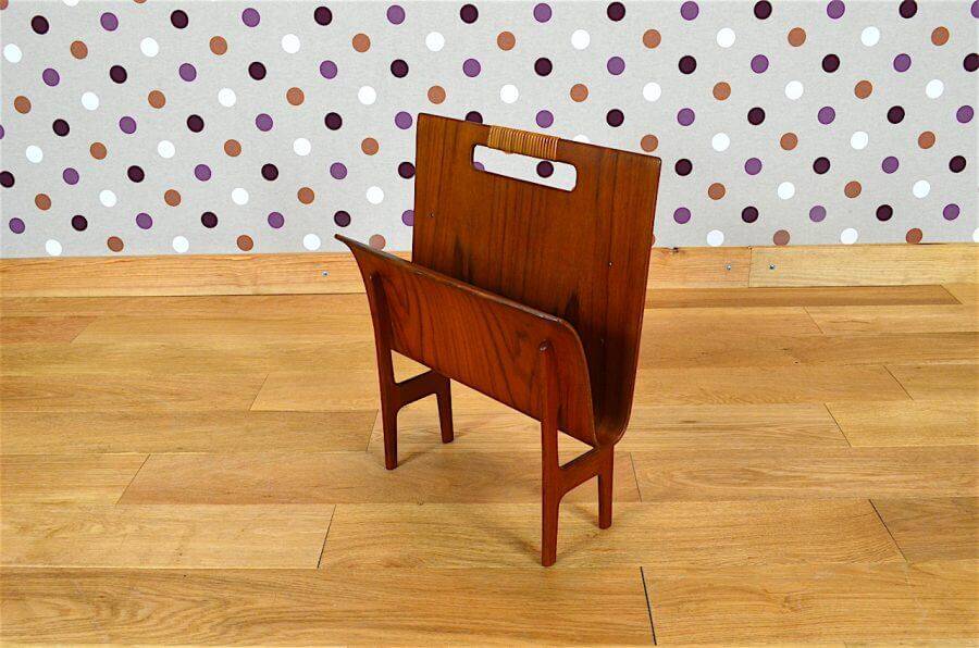 Danish Magazine Rack by Ejnar Larsen & Aksel Bender Madsen Vintage 1960
